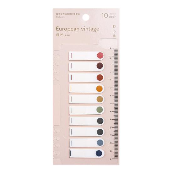 Indeksflik Selvklebende Vanntett PET Skrivbar Sticky Indeksetiketter Notater Filside Flagg Skolemateriell