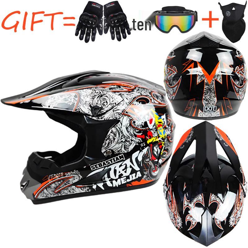 Unisex Four-Season Helmet Set: Off-Road Karting, Beach Car, Mountain Biking, Downhill