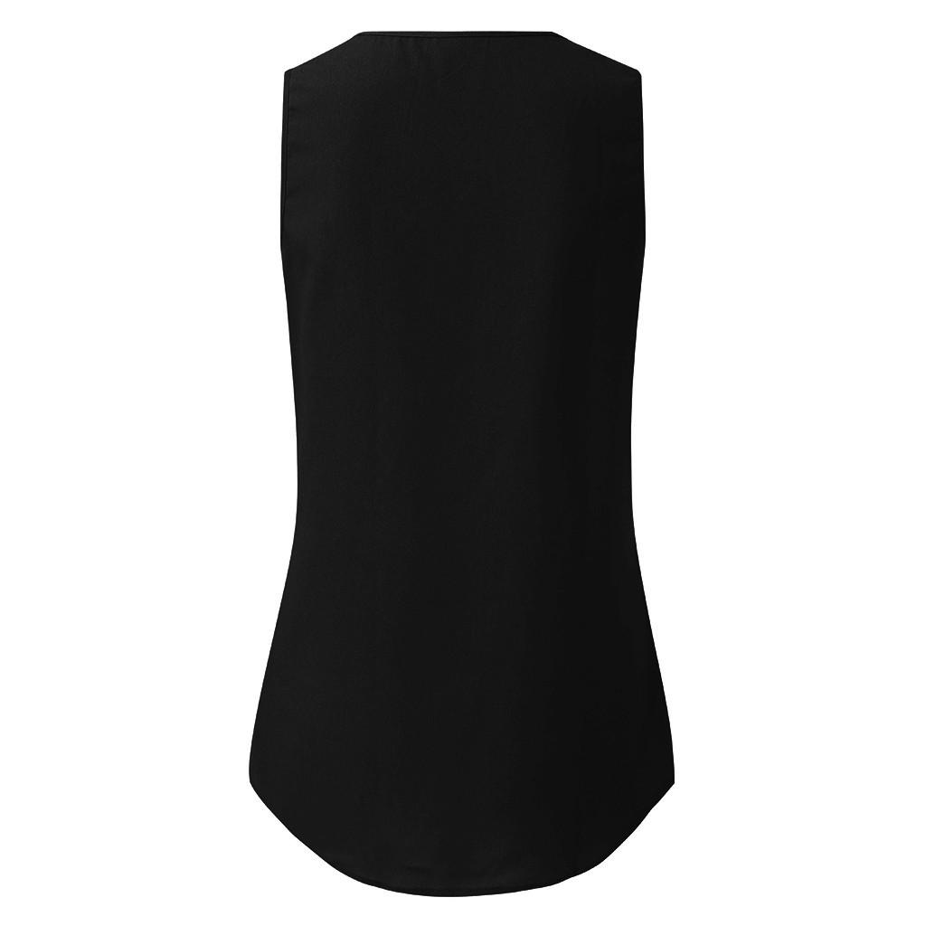Womens Casual Vest Shirt Ladies V Neck Sleeveless Loose T-shirt Blouse Tee Top