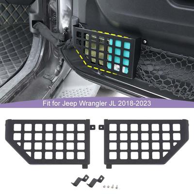 Scatola portaoggetti per tasca porta anteriore per Jeep Wrangler JL per JT Gladiator 2018-2023 Contenitore Organizer Accessori per riporre e sistemare