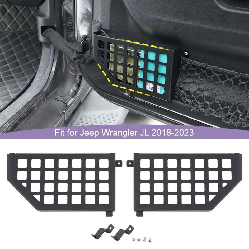 Vordertür-Taschen-Aufbewahrungsbox Für Jeep Wrangler JL Für JT Gladiator 2018-2023 Organizer Behälter Stauraum Aufräum-Zubehör