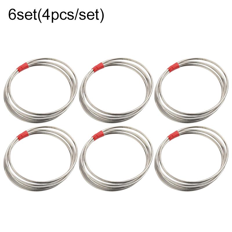 4Pcs/set Magic Rings Fun Toys Magical Tricks Classic Linking Iron Hoops Playing Props Close-up Magic for Beginner Magicians TMZ