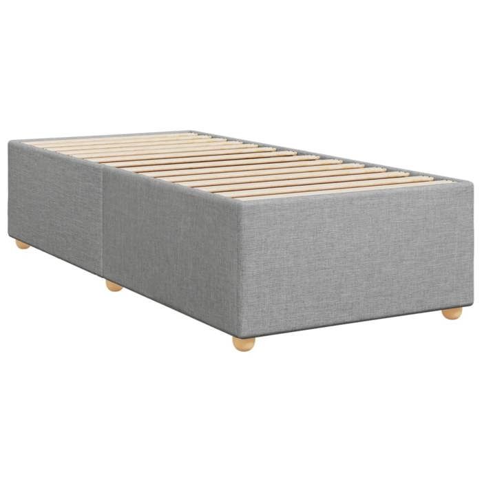 VidaXL Bed Frames Without Mattress Light Grey 100x200 Cm Fabric 3284708