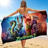 1Pc Zootopia 2 Nighttime Adventure Beach Towel Quick Dry Multiuse For Beach Pool Gym Yoga Home Travel Christmas Halloween Xmas Gift S1127