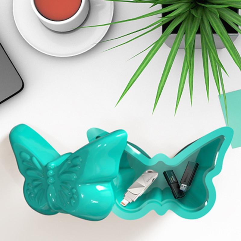 Silicone Craft Mold Butterfly Shape Suitable for Creating Candle Containers and Organizers Great for Handmade Gifts