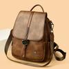 PU Backpack Women's Lightweight Backpack Multi-functional Shoulder Bag