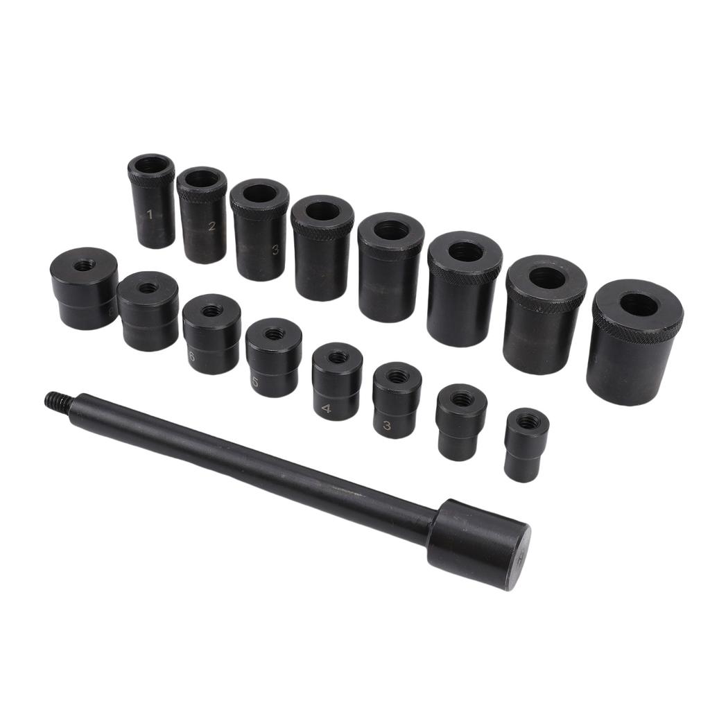 17-teiliges Kupplungszentrierwerkzeug-Set Universal Automobil Schwungrad Pilotloch Kupplung Mitnehmerscheibe Zentrierwerkzeuge Pilot