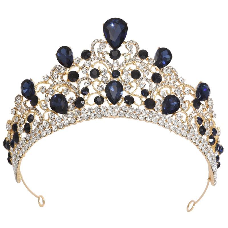 Crown Tiara Bridal Hair Accessories Birthday Eighteenth Bar Mitzvah Crown Baroque Party Hair