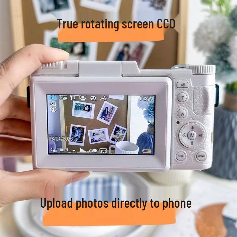 2025 New WiFi Flip Screen HD CCD Instant Camera for Students