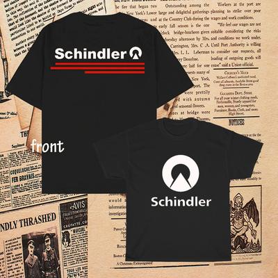 New Schindler Elevator Logo T-Shirt Funny Size S To 5XL