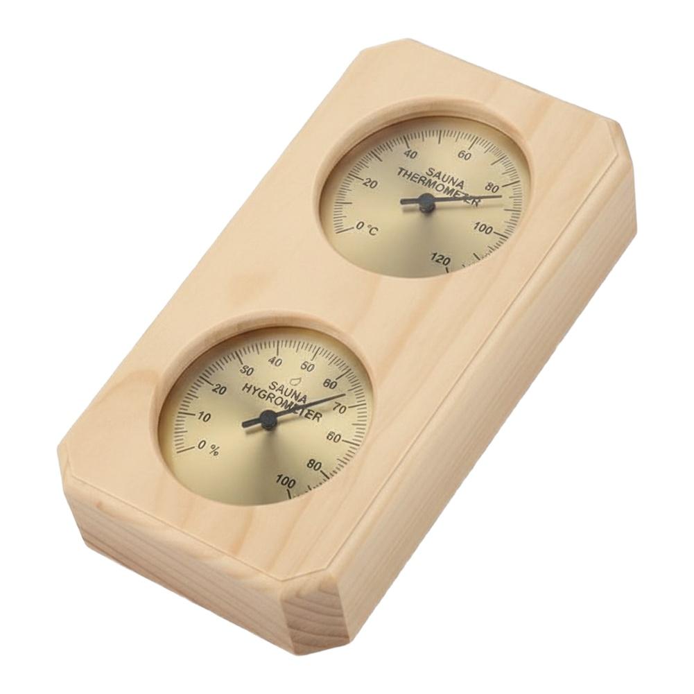Wall Mount Hygrometer Sauna Hygrometer Steam Room Humidity Range 0 100 RH Easy Wall Installation For Wine Cellars