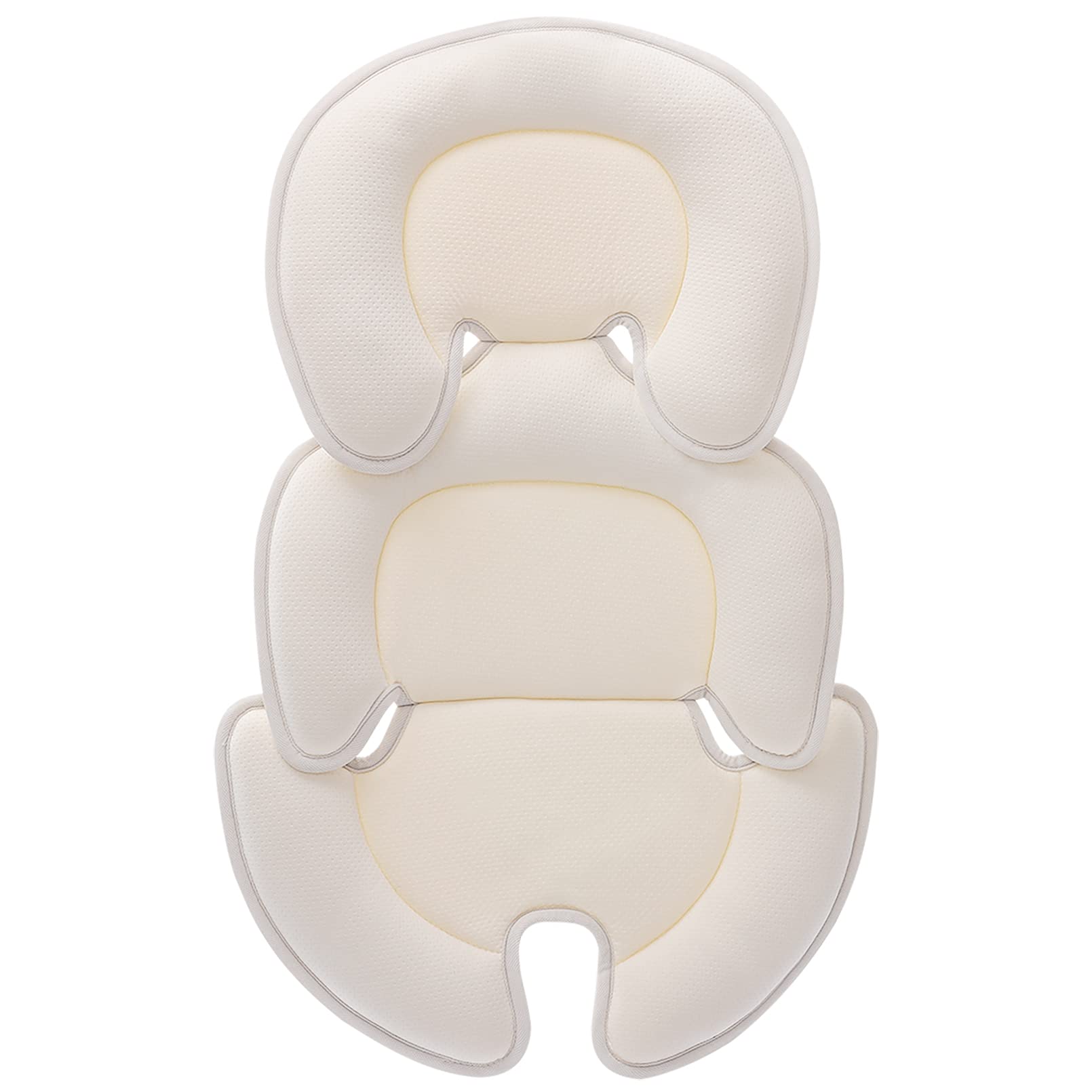 

innokids Stroller Stroller Cold Weather Car 3D Mesh Highly Cool Stroller Suitable for All Baby Cushion Support Seat, Cushion, Seat, Material, белый