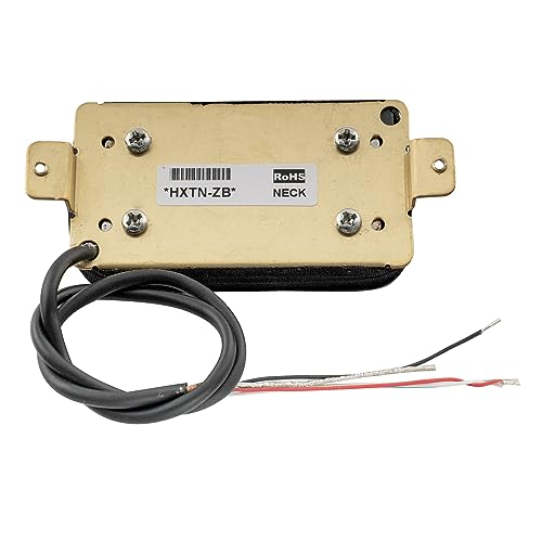 Artec HXTN Super Power Dual Hot Rail Ceramic Humbucker Pickup, PU 10K, for Electric Guitar Neck, Zebra