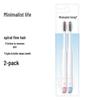 Zahnbürste mit weichen Borsten (2er-Pack)