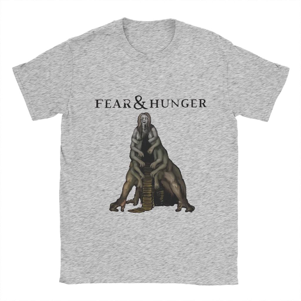 Fear and Hunger Termina  T-Shirt Summer  Popular T-Shirts Men's Cotton O Neck Plus Size 5XL Clothes Short-Sleeved Classic Tops