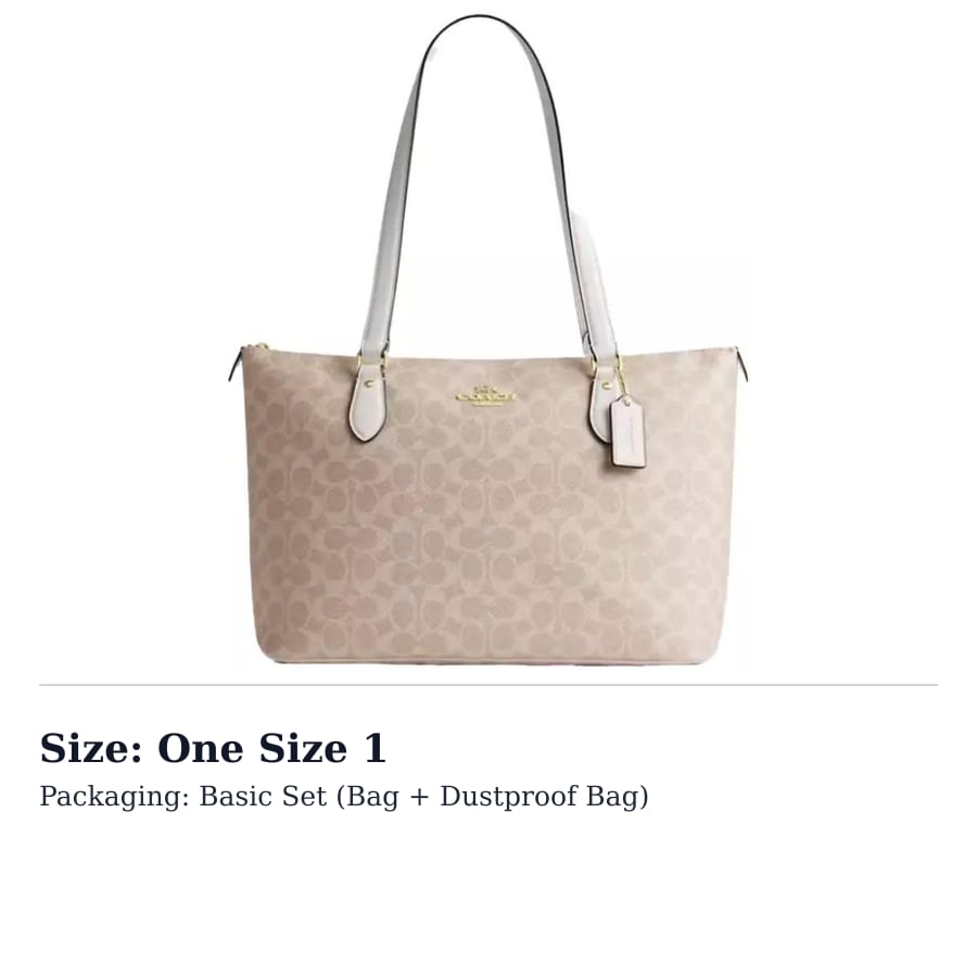 COACH Gallery pārklāta audekla somas, pleca