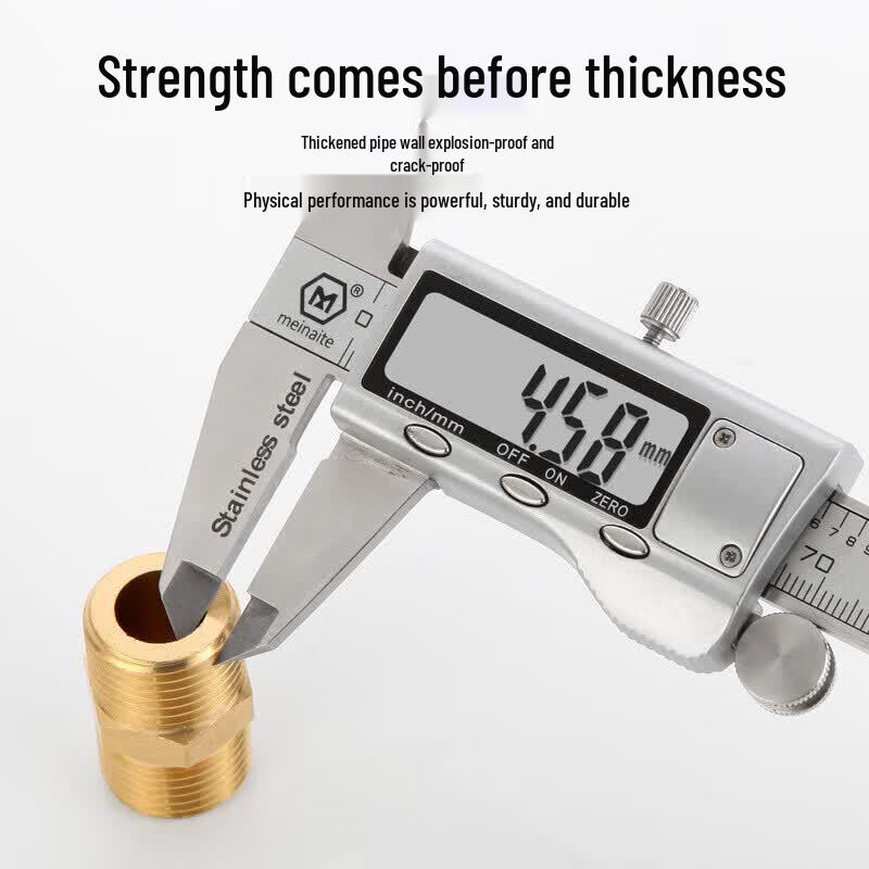 Brass Double Male Threaded Pipe Nipple