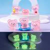 Cute Garden Resin Bear Ornament Glowinthedark Sweetheart Bear Desk And Decoration Car