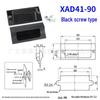 Embedded Plastic Pull Handle: Clip-in Hidden Snap Fastener for Cabinet Doors XAD41/42.