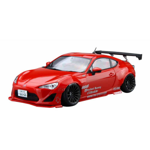 

Aoshima Bunka Kyozai 1/24 Scale The Tuned Car ZN6 Toyota 86 12 GREDDY & ROCKET BUNNY ENKEI Ver. Plastic Model