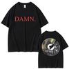Rapper Kendrick Lamar DAMN Same Graphics T Shirt Summer Unisex Women Fashion Hip Hop Oversized TShirts Unisexs Vintage Cotton Tshirt