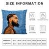 N-Nipsey Husslee Rapper Cushion Cover Pillowcase Ultra Soft Skin Friendly Fabric Cloud Like Comfort & Concealed Zipper