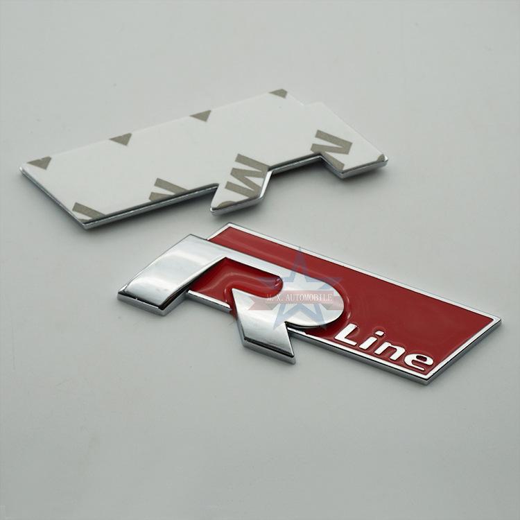 Suitable for Volkswagen R label CC passat CC R car logo Volkswagen Rline tail label alloy car logo modification