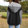 Kadın Bol Kesim Sweatshirtler Polar Kapüşonlular Uzun Kollu Kazak Kıyafetler Cepli