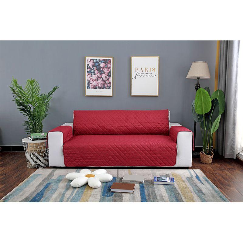 Strapazierfähiger Und Eleganter Waschbarer Sofa-Überwurf Mit Rutschfestem Armlehnendesign