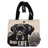 Tote Bag - Dogs Life White 10oz