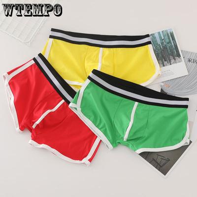 Herren Unterwäsche Sport Boxershorts Baumwolle Hergestellt Sexy Koreanische Version Vierbeinige Shorts