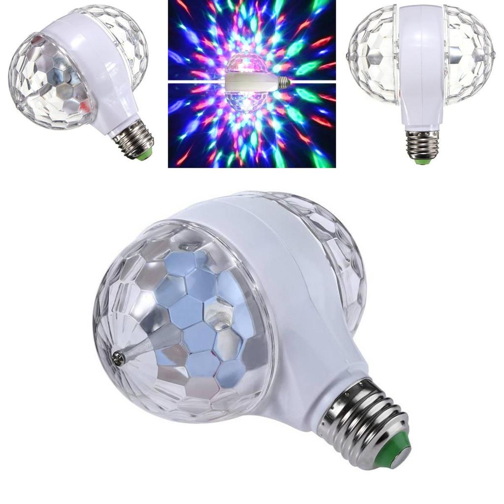 E27 6w Double-headed Led Ball Stage Rgb Light Bulb With Stunning Color Effects