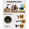 4 Inch Diamond Polishing Pads Kit, 14 Pcs Granite Polishing Pads 50#-3000# Pads with Metal Rods, for Granite, Concrete, Marble, Stone, Tiles, with