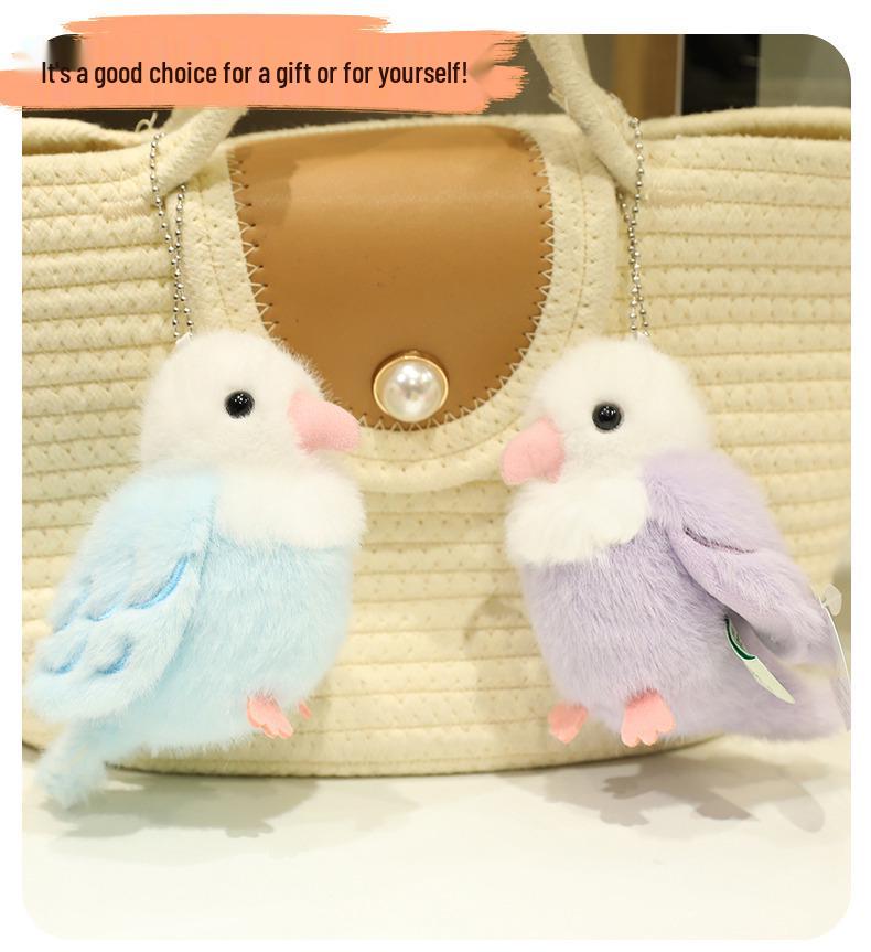 Popular Plush Parrot Bird Slap Bracelet & Pendant Doll