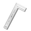 Mighty Square, 250mm X 125mm, Same Graduations On Both Sides, with Stand, Stainless Steel and Aluminum Alloy, Right Angle, Woodworking Ruler, Finger,