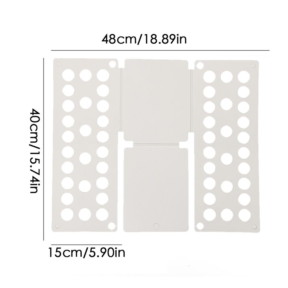 Easy-Fold Plastic Laundry Board for Kids and Adults Home Shirt Folding Storage Tool Quick Clothes Organizer Fold Helper