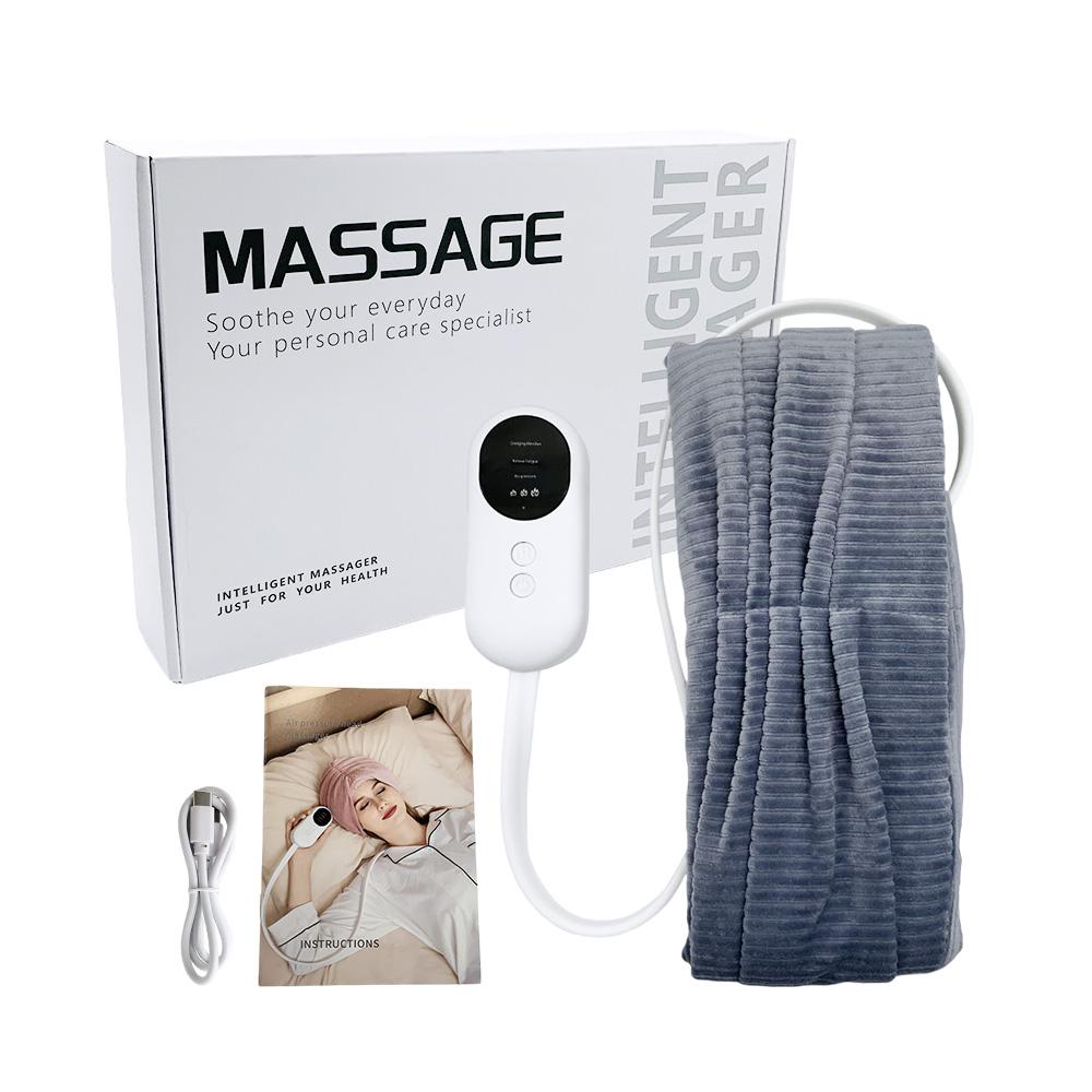 Migraine Relief Cap Electric Airbag Head Massage Heat Vibration Kneading Towel Headache Relaxation Treatment Anti Stress Machine
