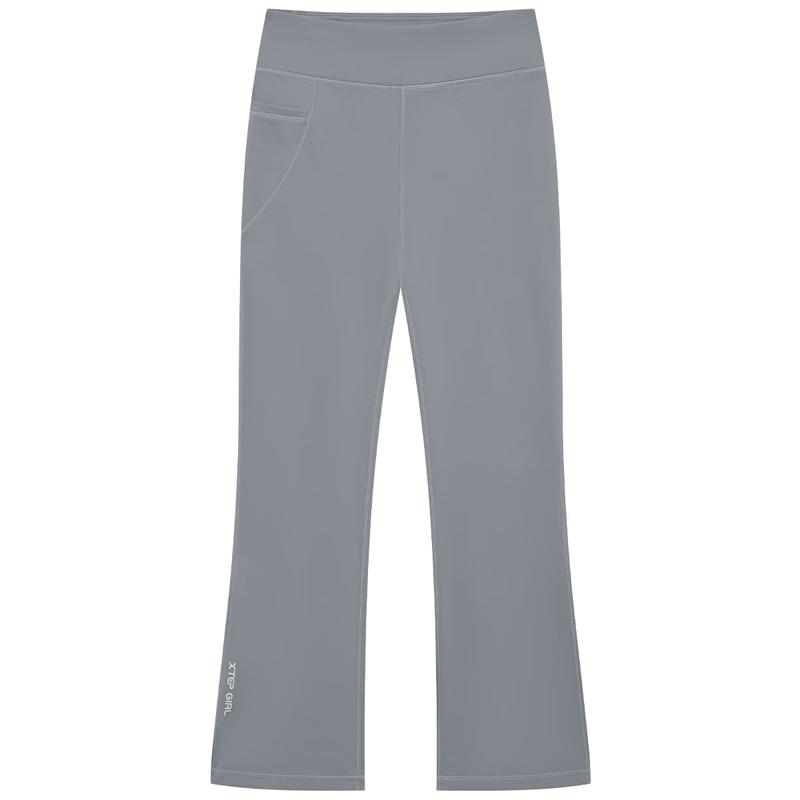 XTEP Girls  Mermaid Flare Warm Fleece Pants US 7.5