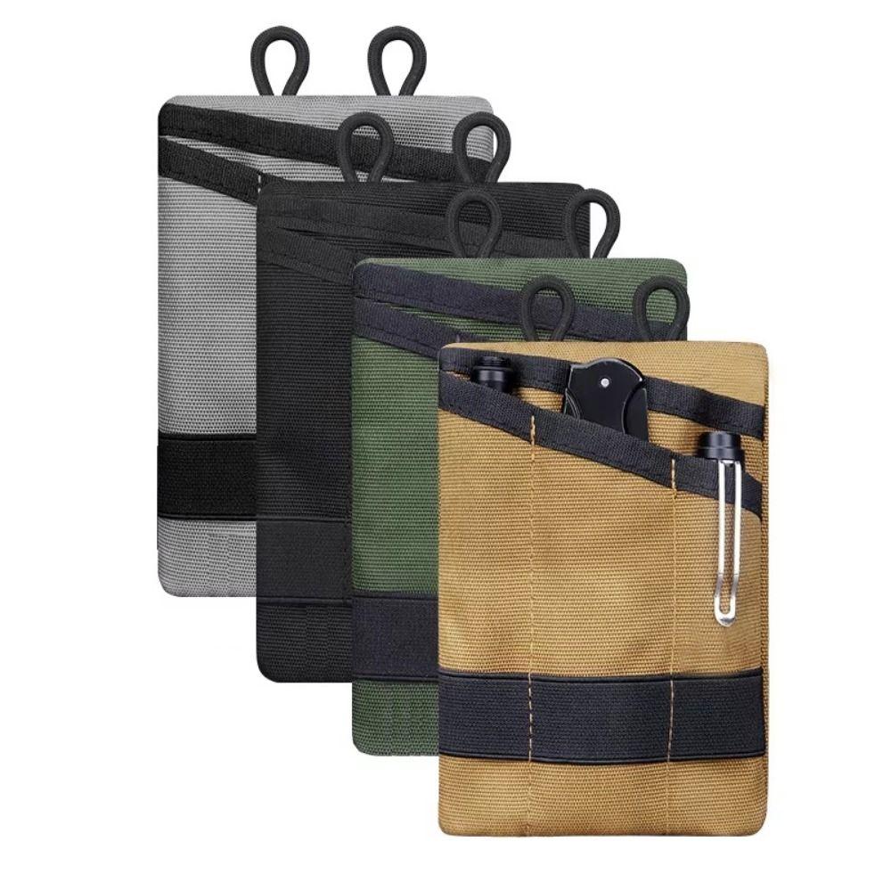EDC Tool Kit Compact Mini EDC Tool Bag Lightweight Durable Card Key Pouch Shoulder Straps Waterproof Belt Waist Pack Travel