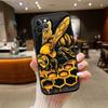 Art Bees Cartoon Phone Case for Redmi Note 12 12S 12C 13 13C 13R 14 14S 14R 14C 11A 13X A3 A3X A4 A5 Pro Max Plus