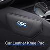Car Leather Knee Pad Inside Knee Cushion Comfortable For OPC Line Zafira B Corsa D Insignia Mokka Regal Grandland Vivaro