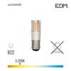 Ampoule LED À Baïonnette B22 5.5W 650 Lm 3200K - EDM - Base Céramique - Blanc Chaud - Compatible Variateur