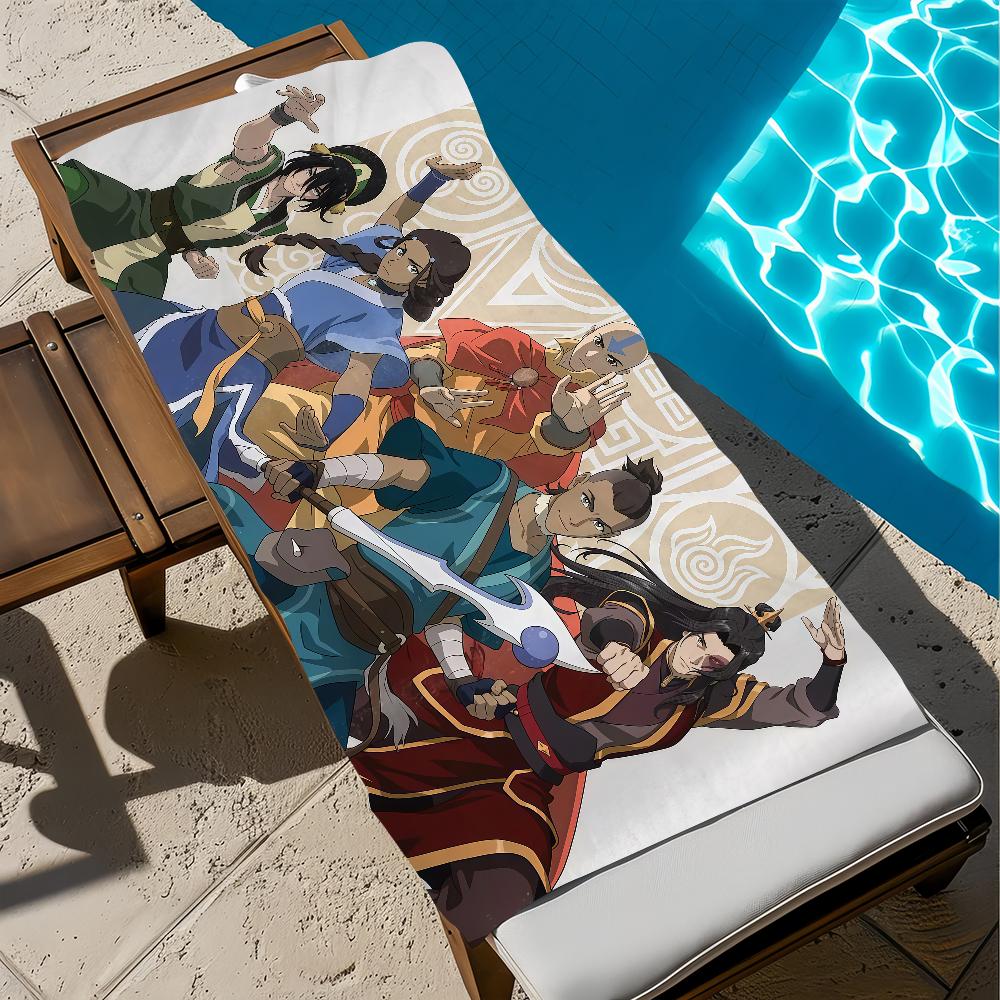 Towel Beach A-avatarS-ES Bath Quick-Drying Lightweight Portable Sauna Camping Swim Last Airbender Pool Aang Travel