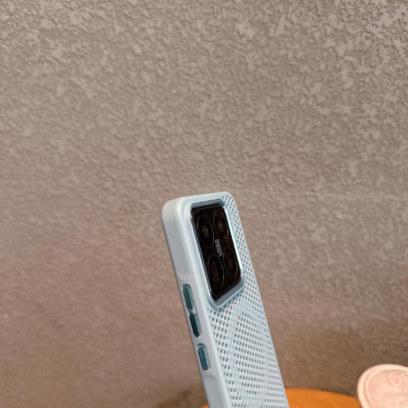For Magsafe Magnetic Wireless Charging Luxury Solid Color Heat Dissipation Phone Case For Xiaomi 15 Ultra 13 14 Pro Bumper Cover
