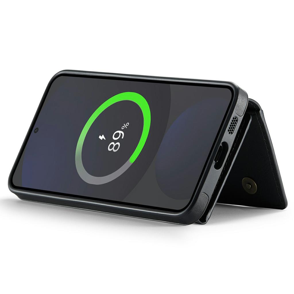 MAGKING K4 Serie Für Samsung Galaxy S24 FE Magnetische Hülle Abnehmbares Portemonnaie PU TPU PC Handyhülle