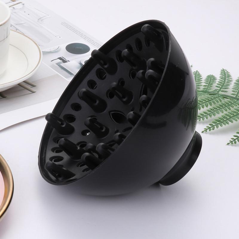 Black Hair Dryer Diffuser Hairdressing Tool Hair Dryer Cover For Diameter 4.3-4.5Cm Naturally Wavy Curly Dryer Accessories