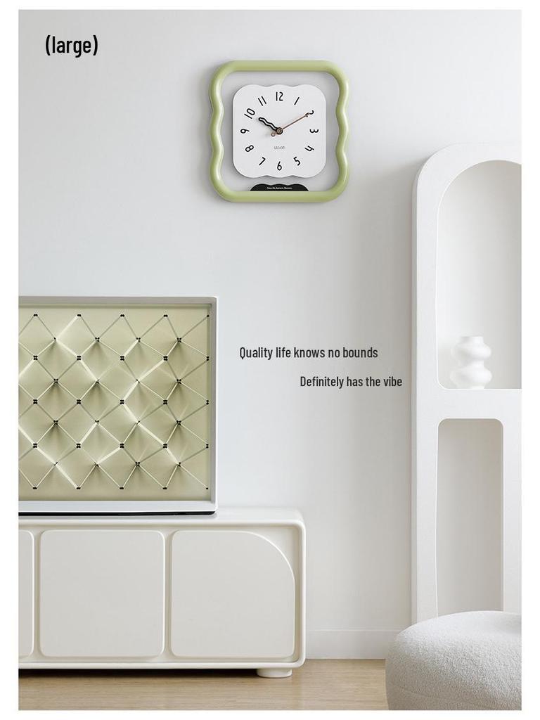 Wozoom 2025 Modern Minimalist Wall-Mounted Clock for Living Room
