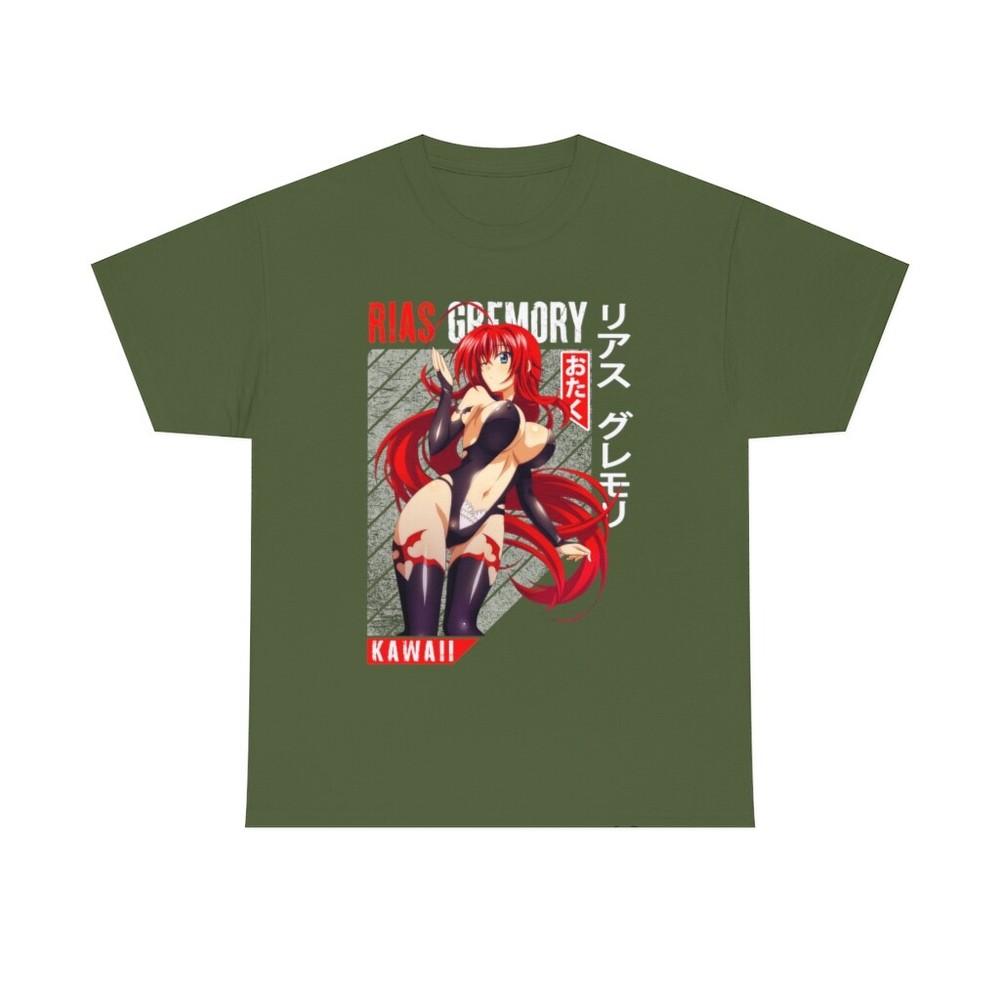 High School Dxd Rias Gremory New Unisex Tshirt Aesthetic Sexy Waifu Anime Girl M