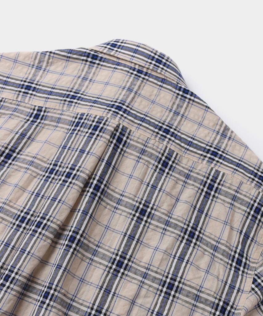 INDUST Timeless Plaid Check Shirt_Beige