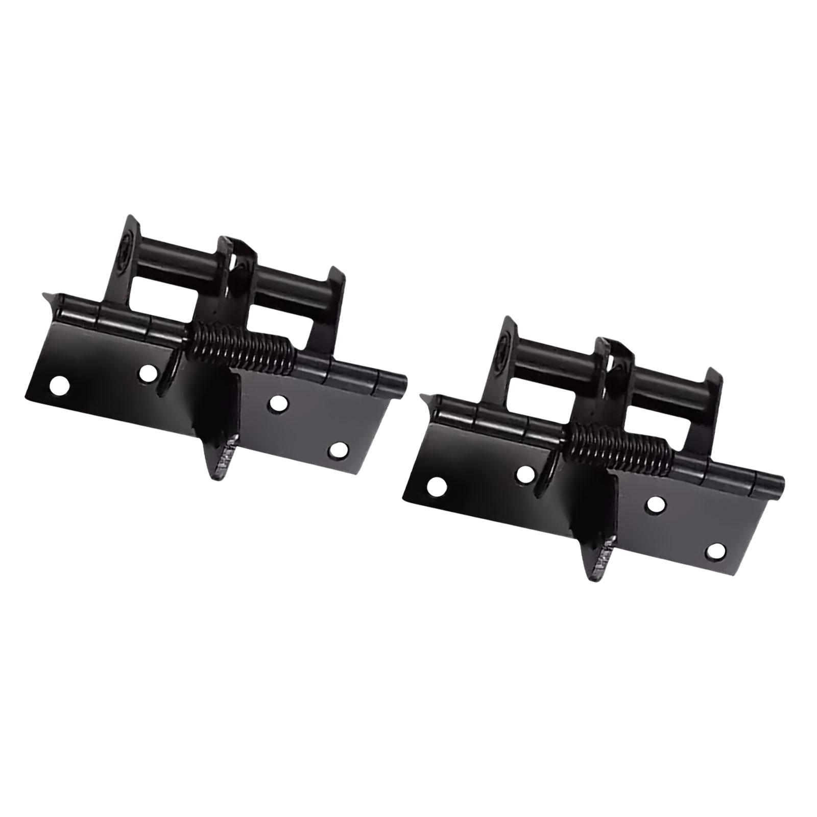 

2 шт. Автоматические дверные петли Сверхмощные самозакрывающиеся Дверные доводчики для деревянных дверей Пружинные дверные петли 90 градусов Фурнитура для дома чёрный